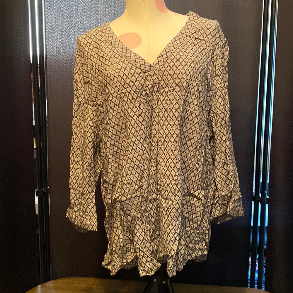 Anne Carson 2x Long Sleeve Blouse